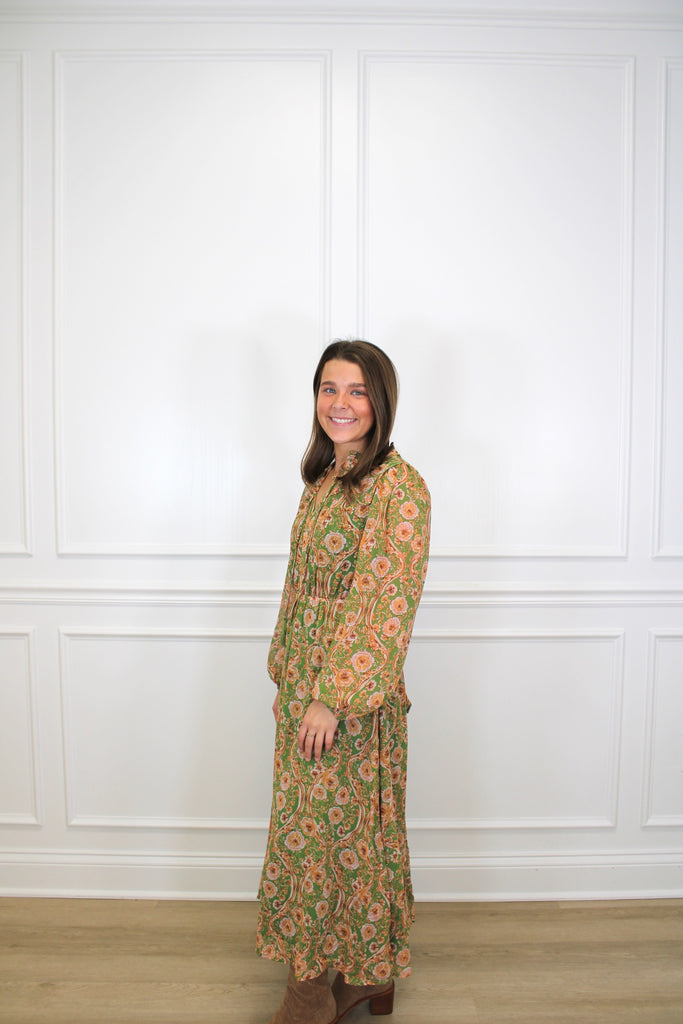 Floral Romance Midi Clothing Peacocks & Pearls Owensboro