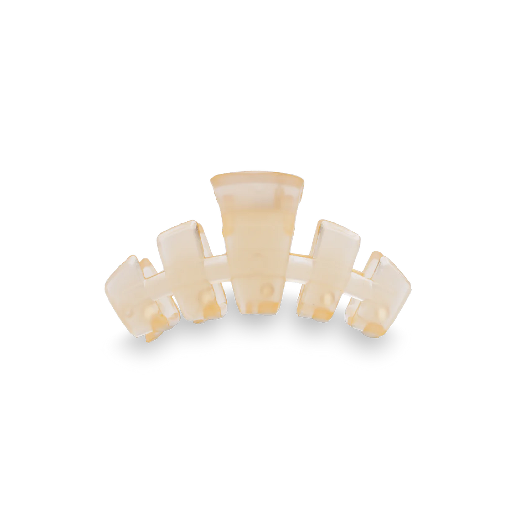Classic Tiny Claw Hair Clip Accessories Teleties Almond Beige