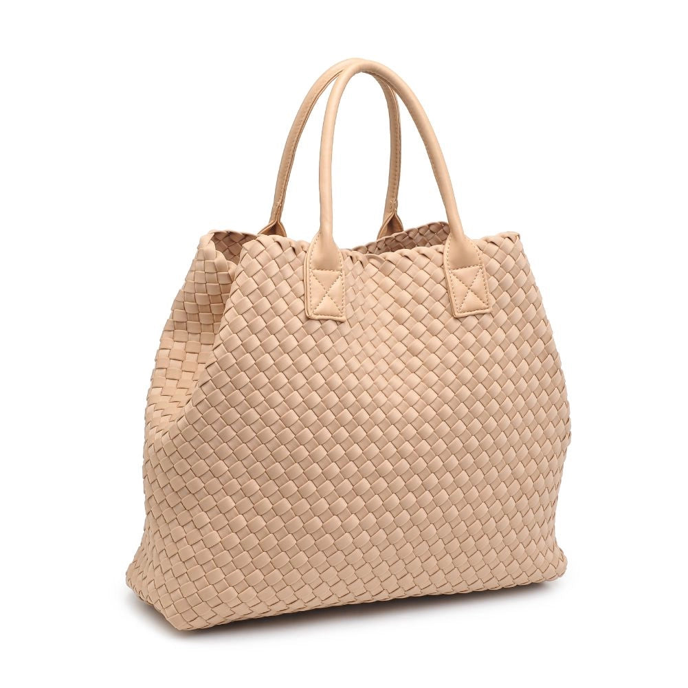 Ithaca Woven Neoprene Tote Bags Peacocks & Pearls   