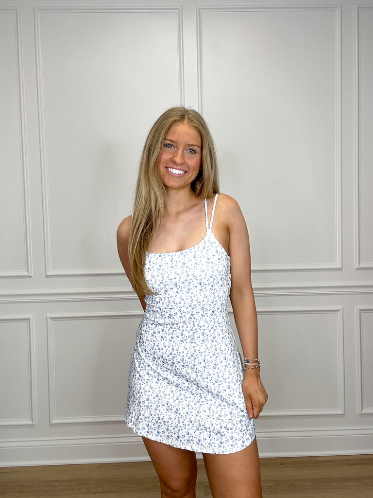 Ditsy Floral Dress Clothing Peacocks And Pearls Blue S