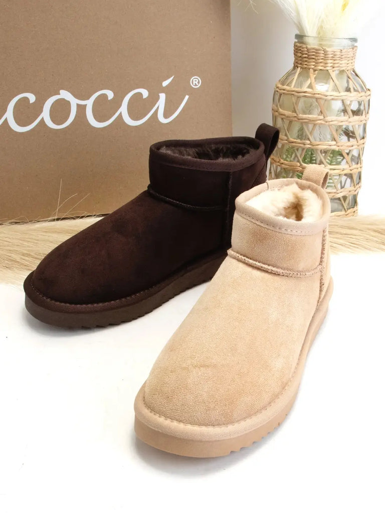 So Cozy Slip On Boot Sale Peacocks & Pearls Oatmeal 5