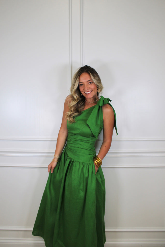 Evergreen Elegance Maxi Green / S