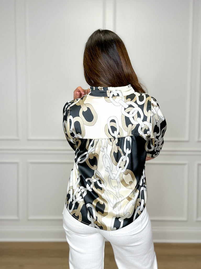 On The Rise Blouse Sale Peacocks & Pearls