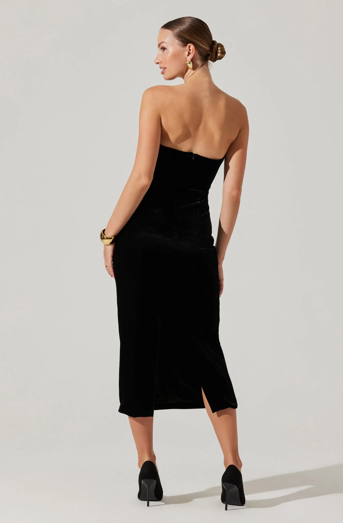 Arista Velvet Midi Sale Peacocks & Pearls