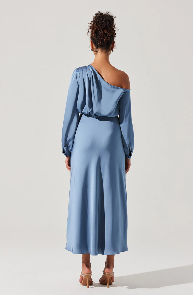 Elwood Satin Dress Sale Peacocks & Pearls