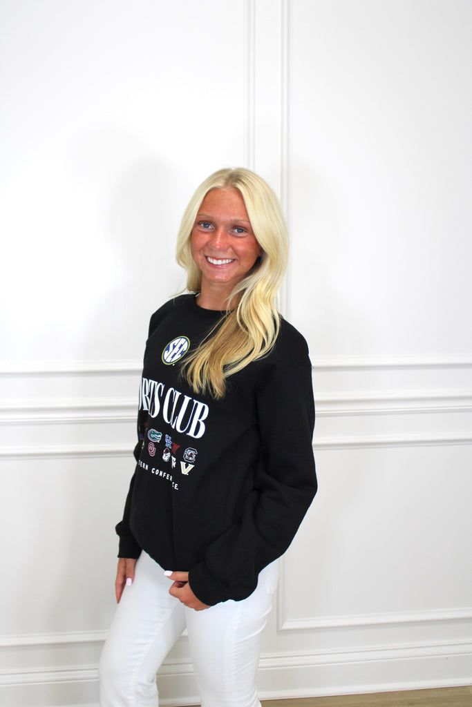 SEC Sports Club Sweatshirt Clothing Peacocks & Pearls