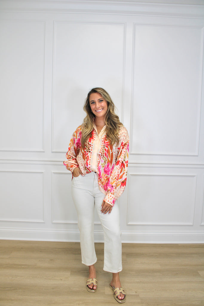 Fresh off the Print Blouse Clothing Peacocks & Pearls