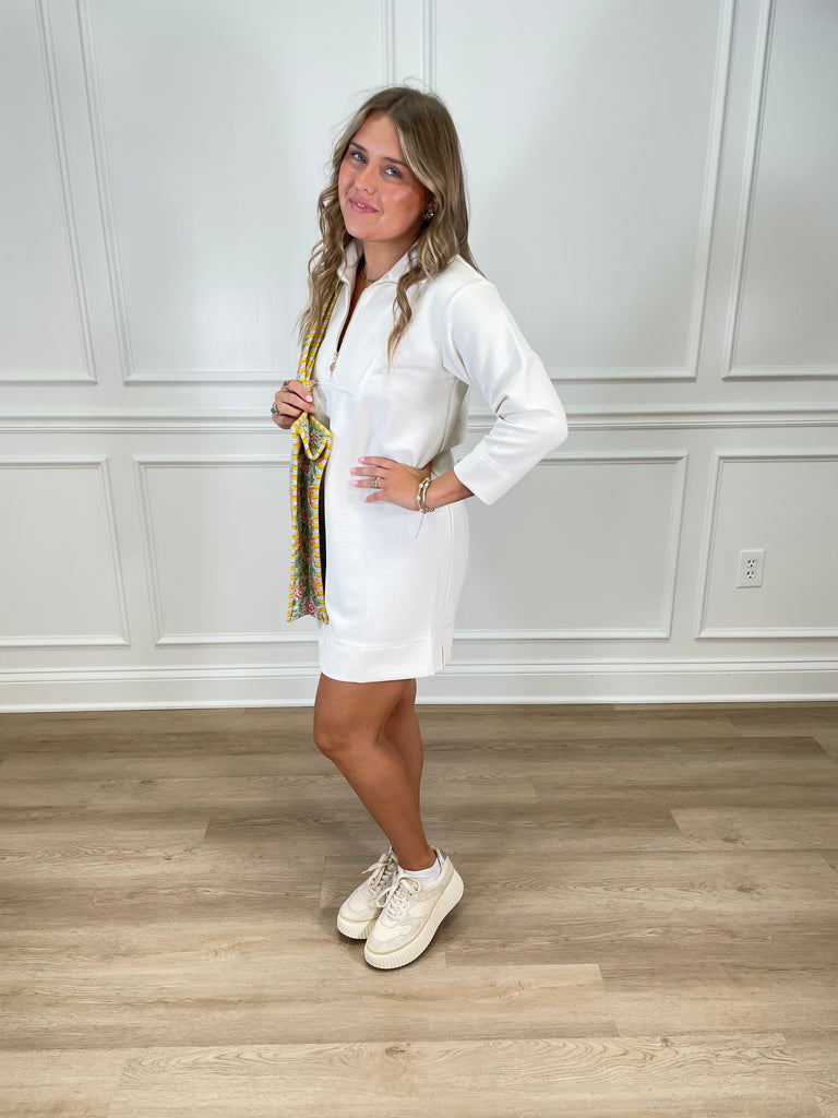 Raven Zip-Up Dress Clothing Peacocks & Pearls