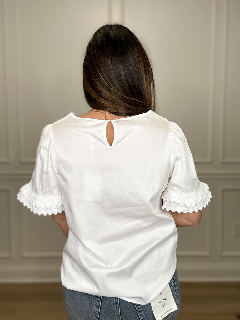 Cassidy Top Clothing Peacocks & Pearls