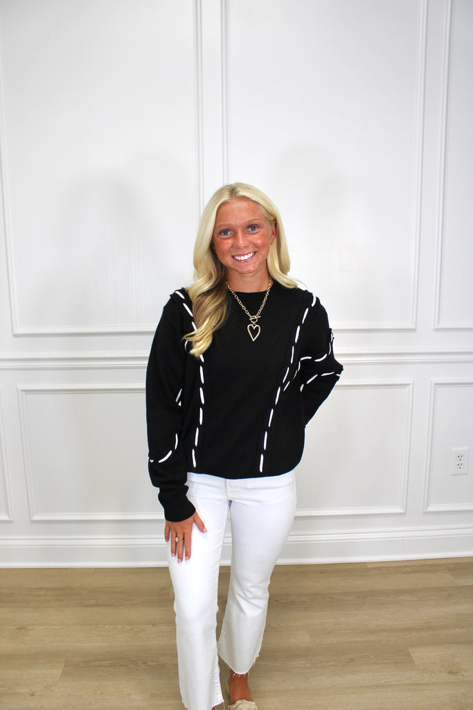 Simple Touch Sweater Clothing Peacocks & Pearls