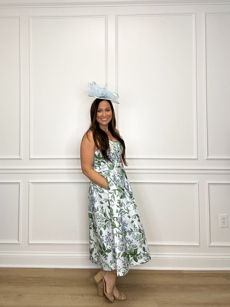 Ava Midi Dress Clothing Peacocks & Pearls