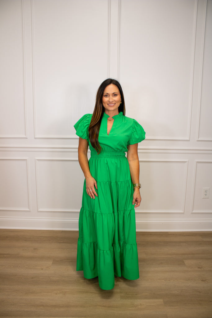 The Lanie Ann Maxi Clothing Peacocks & Pearls