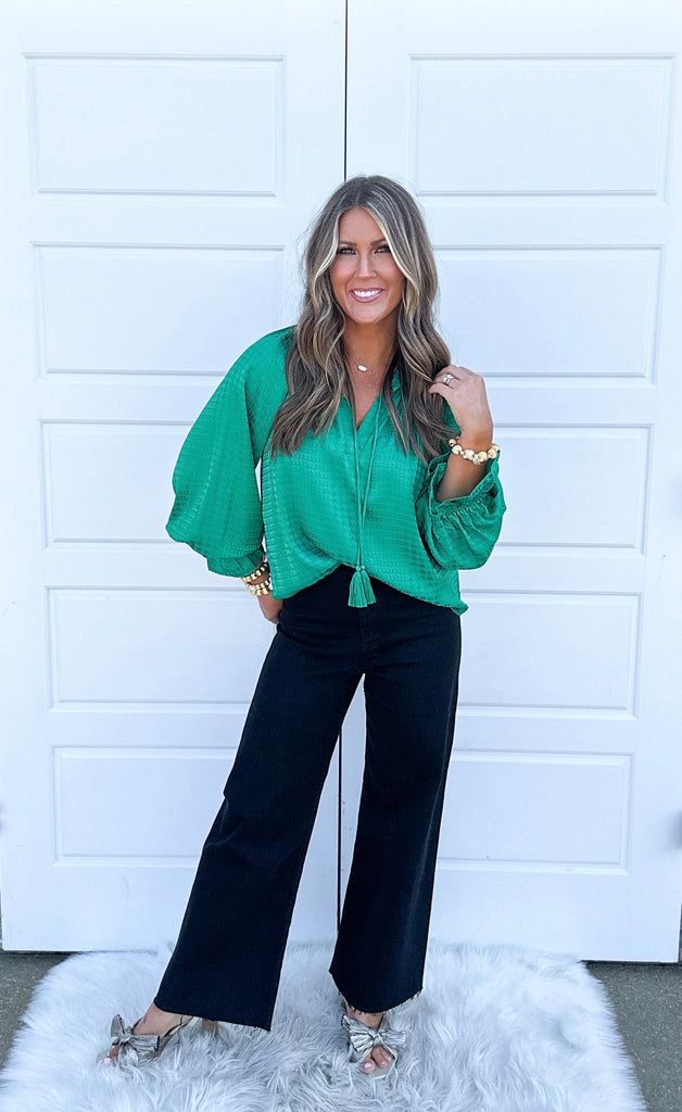 Looking At It Now Blouse Clothing Jade Green XS 