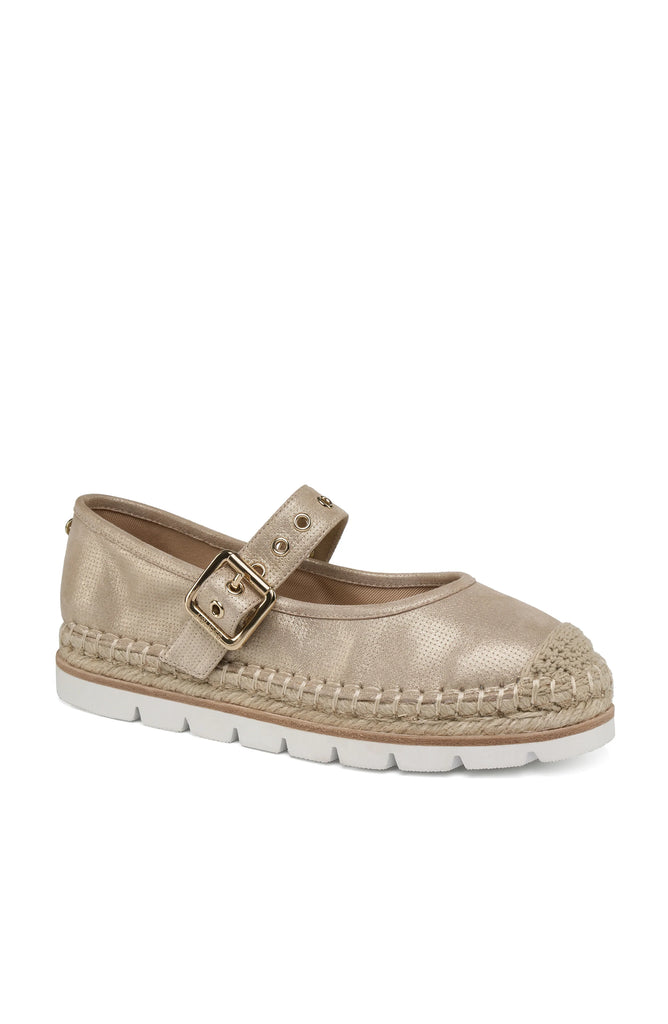 Beatrice Espadrille Shoes J/Slides Gold 6