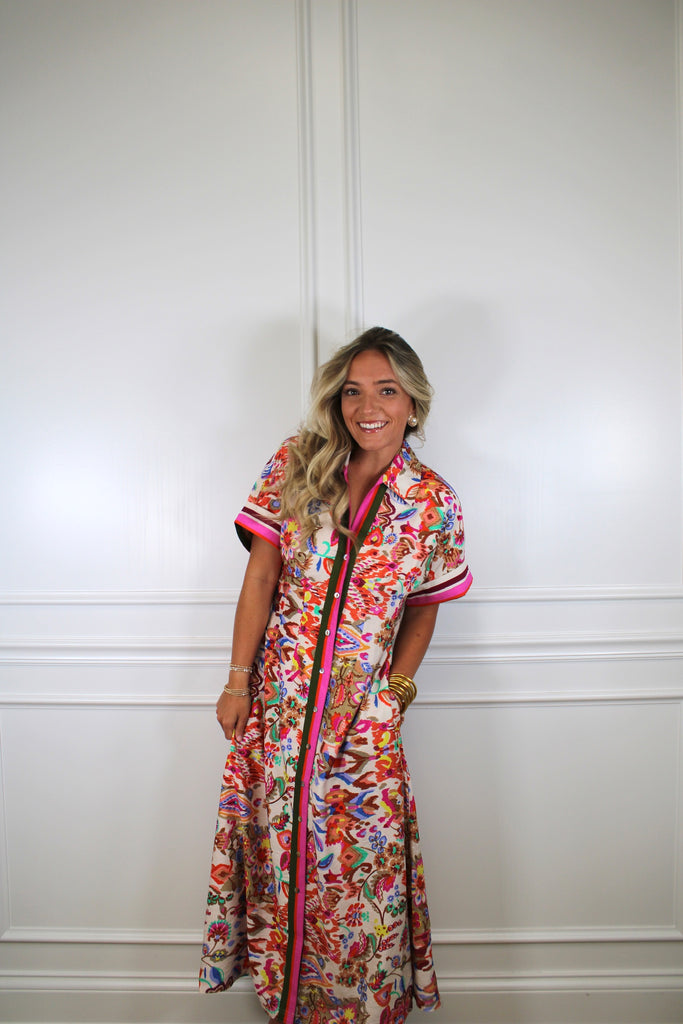 The Pink Prairie Dress Multi / L