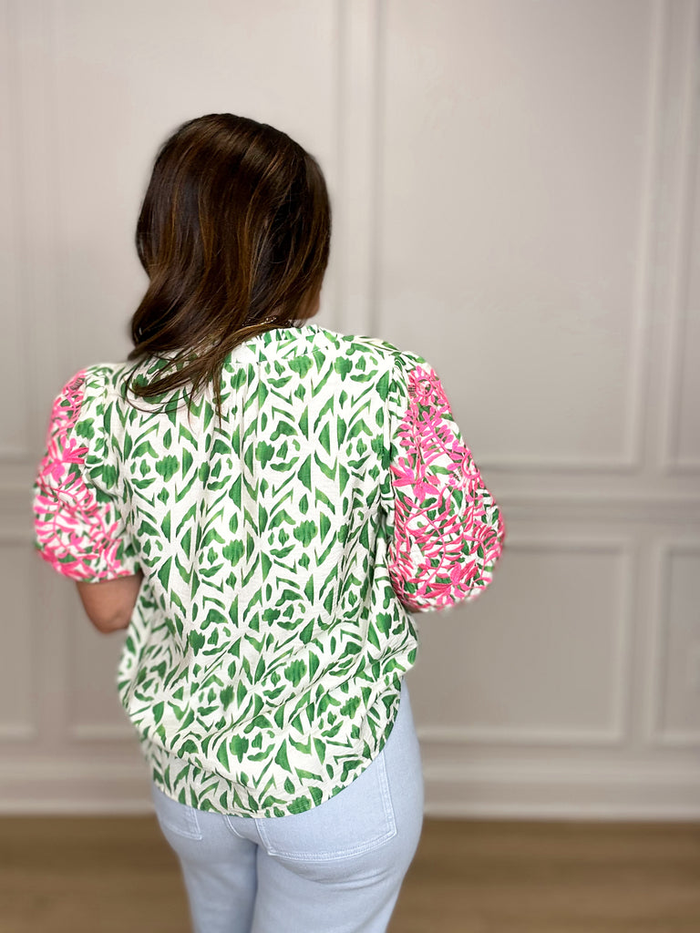 Back In Bloom Blouse Clothing Peacocks & Pearls