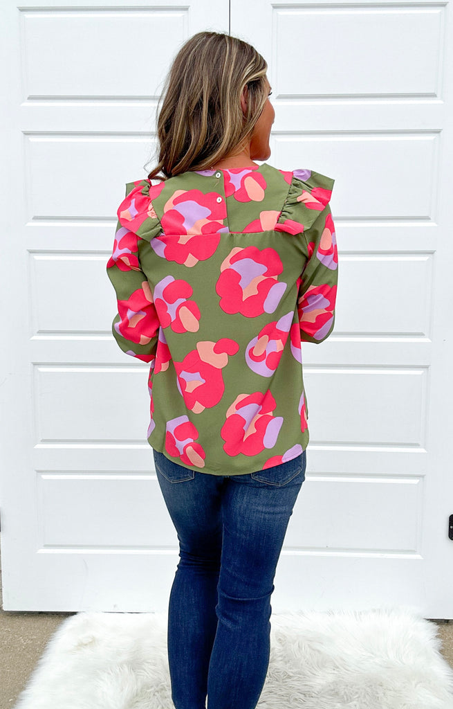 Kacey Top Clothing Peacocks & Pearls   
