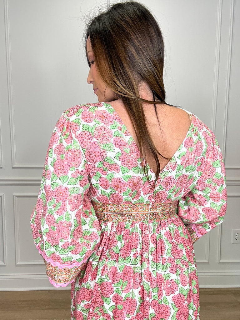 Casita Midi Clothing Peacocks & Pearls