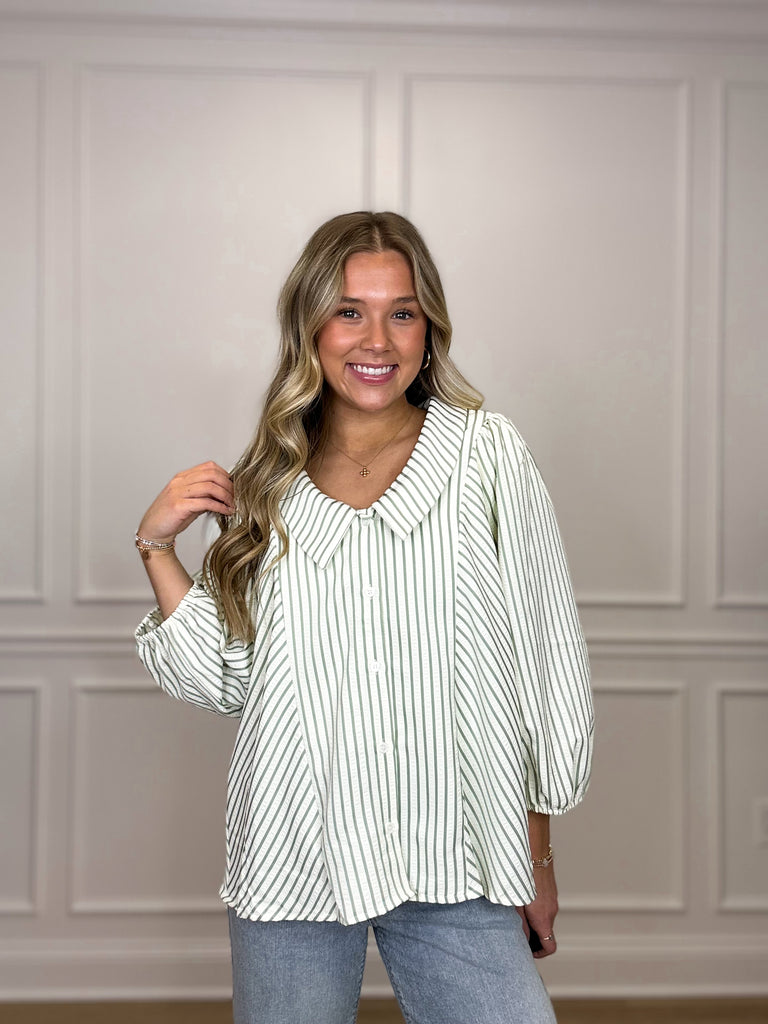 Reason To Stay Blouse Clothing Peacocks & Pearls