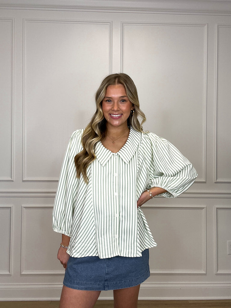 Reason To Stay Blouse Clothing Peacocks & Pearls