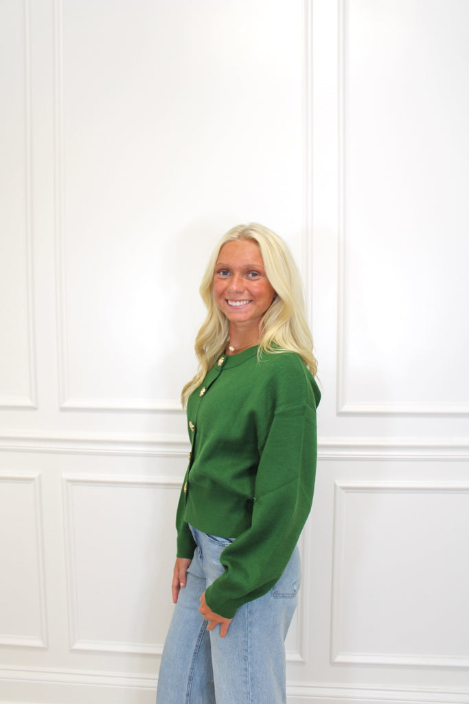 Modern Rose Cardigan Clothing Peacocks & Pearls