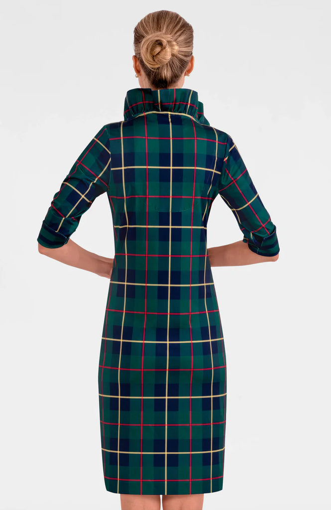 Jersey Ruffleneck Dress Sale Peacocks & Pearls