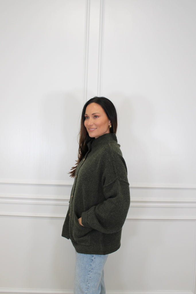 Claire Oversized Cardigan Clothing Peacocks & Pearls