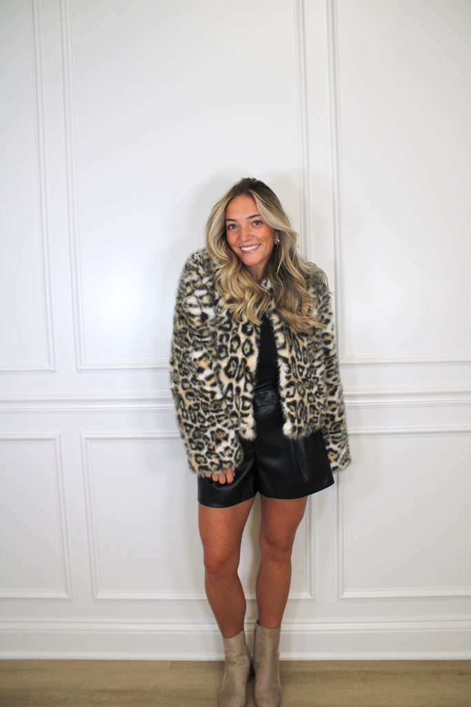 Leopard Layer Jacket Clothing Peacocks & Pearls