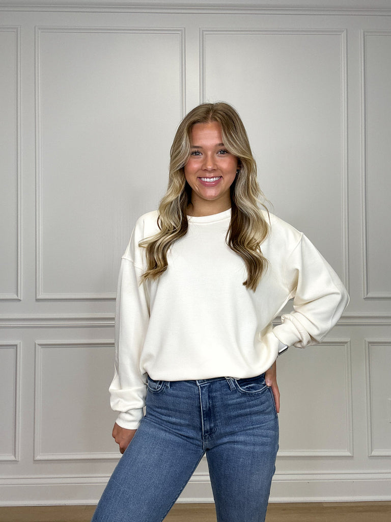 Hallie Tonal Crop Flare Clothing Peacocks & Pearls