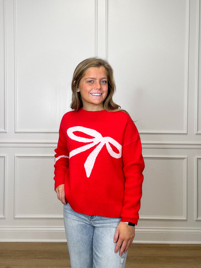 Tied in A Bow Sweater Sale Peacocks & Pearls