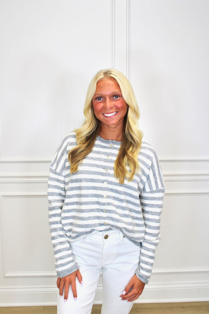 Cozy Charm Cardigan Clothing Peacocks & Pearls