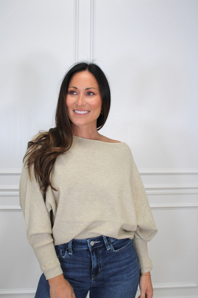 Yuzu Top Clothing Peacocks & Pearls Owensboro LT. Khaki S/M