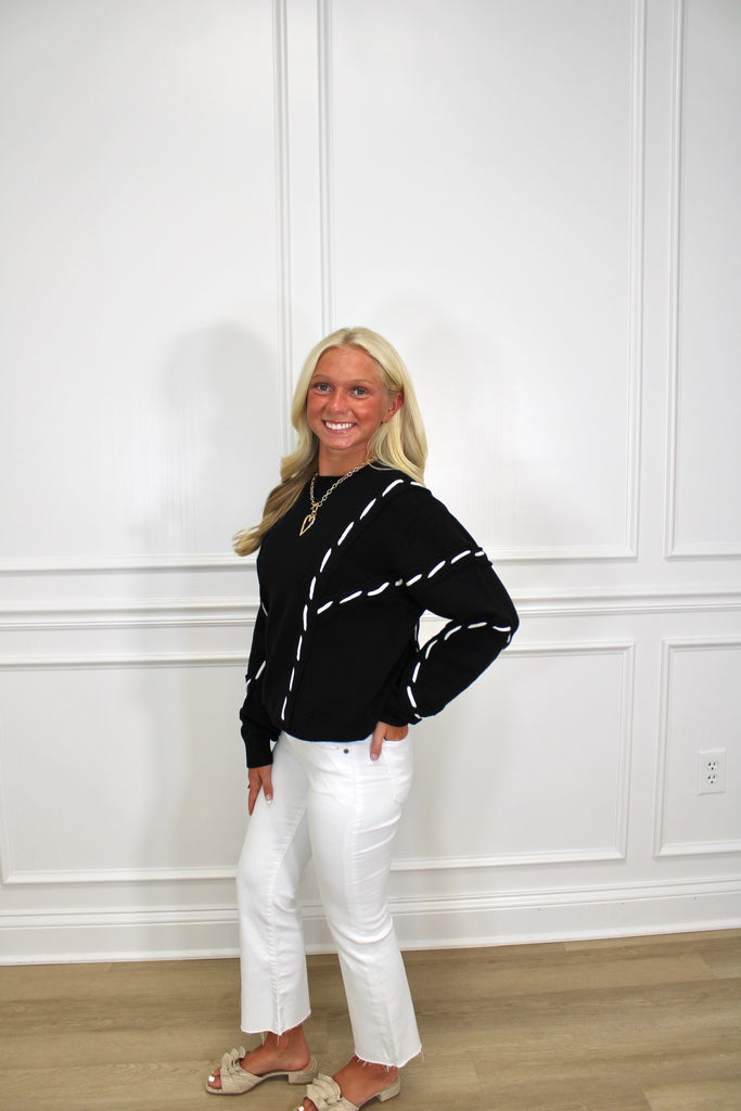 Simple Touch Sweater Clothing Peacocks & Pearls