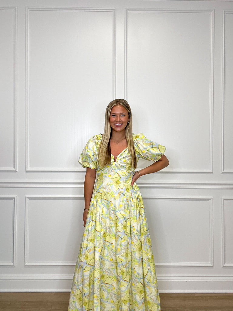 Tropical Nights Maxi Clothing Peacocks & Pearls