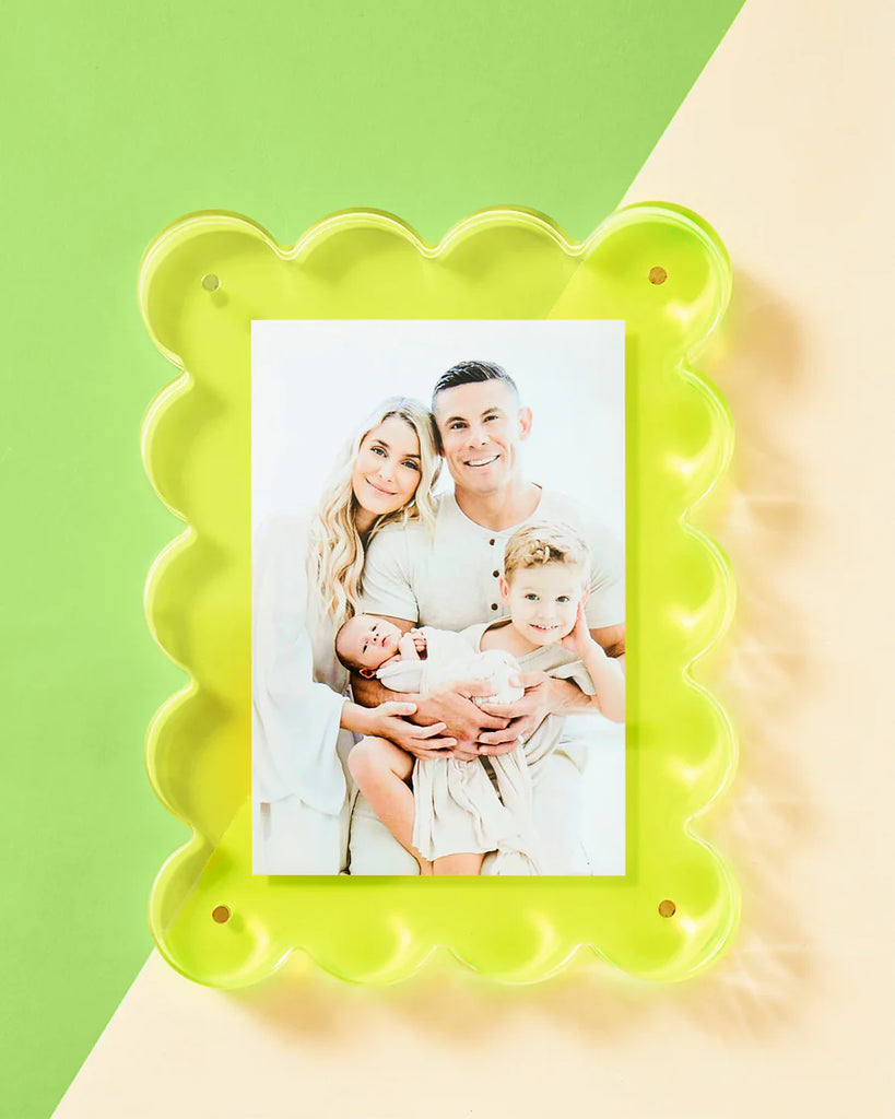 Neon Lime Acrylic Frame main image 0