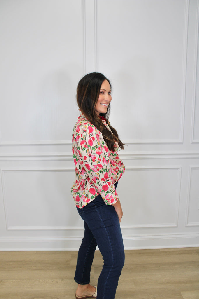 Never Too Late Blouse Clothing Peacocks & Pearls