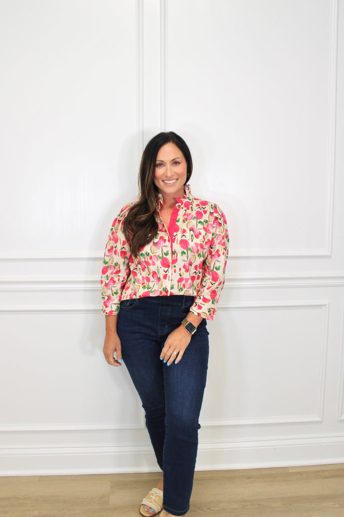 Never Too Late Blouse Clothing Peacocks & Pearls