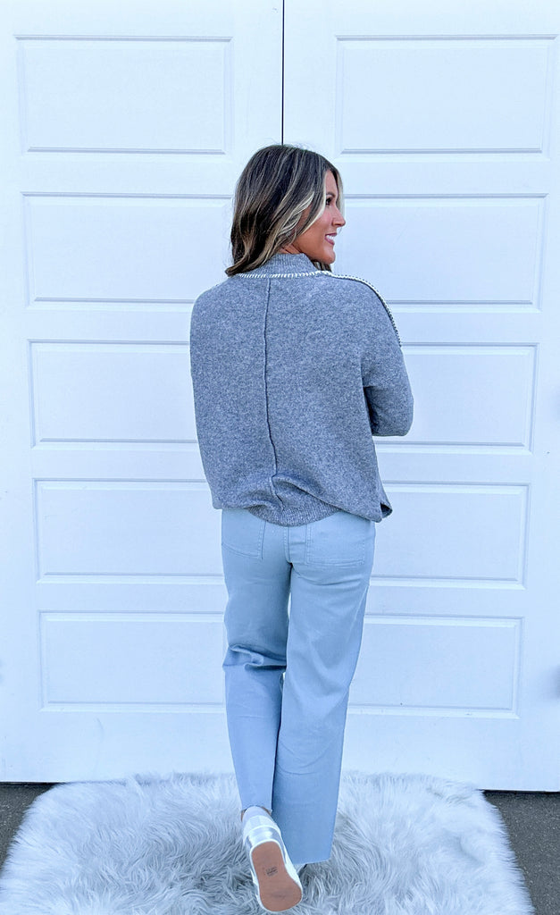 In Perfect Sync Sweater Clothing Peacocks & Pearls   