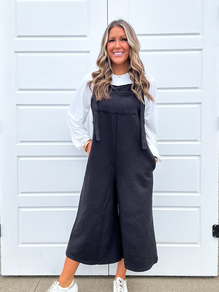Freshly Picked Overalls Clothing Peacocks & Pearls Black S 