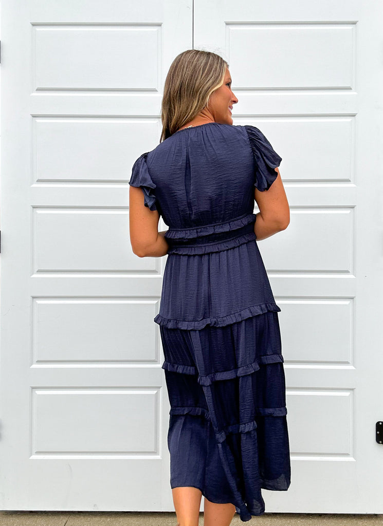 Always Looking Midi Clothing Peacocks & Pearls   
