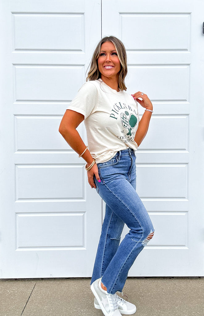 Pickleball Local League Tee Sale Peacocks & Pearls