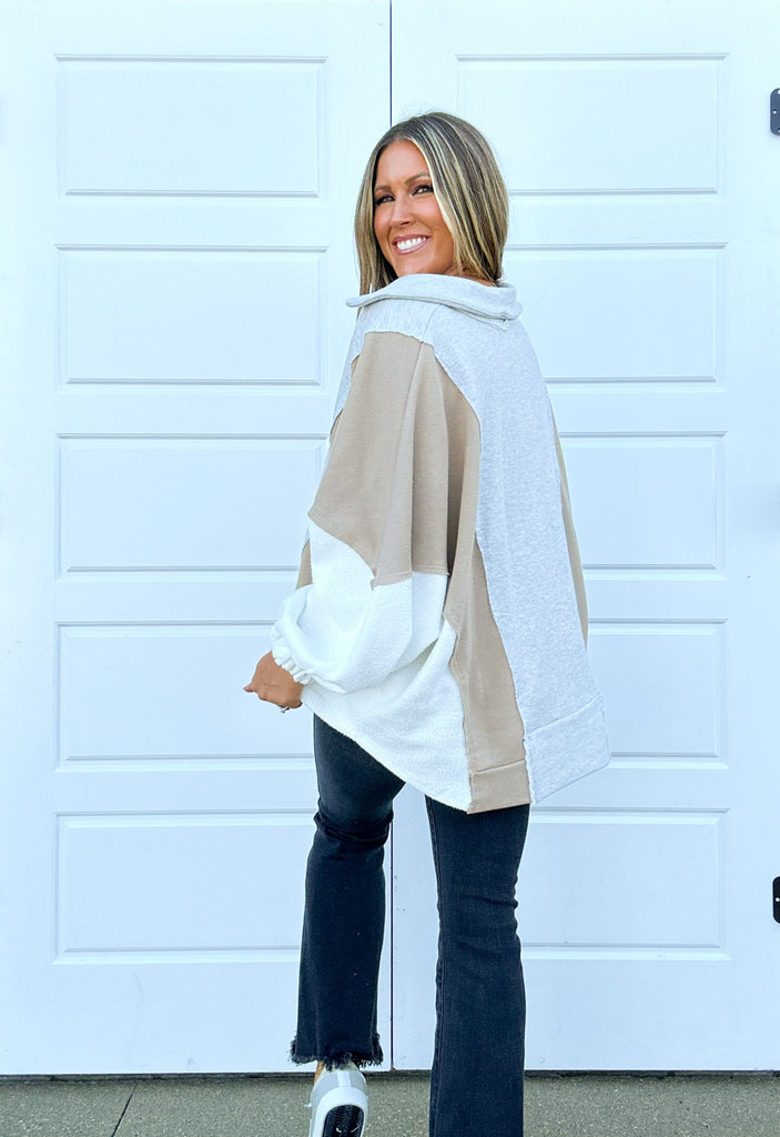 Farrah Pullover Clothing Peacocks & Pearls   