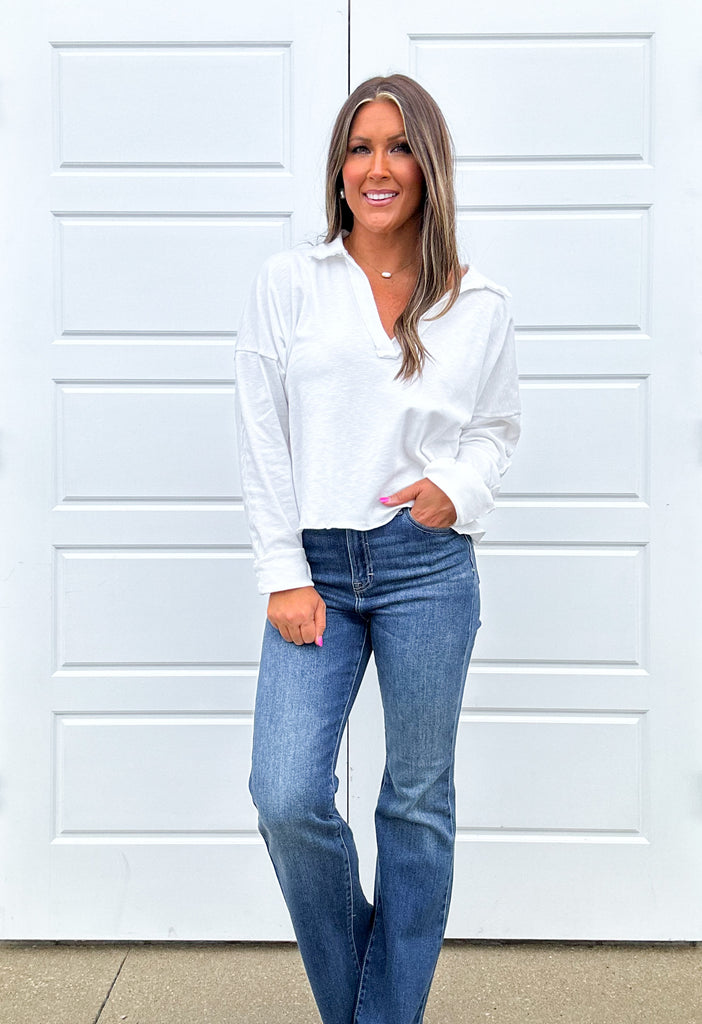 Last Forever Top Clothing Peacocks & Pearls White S 