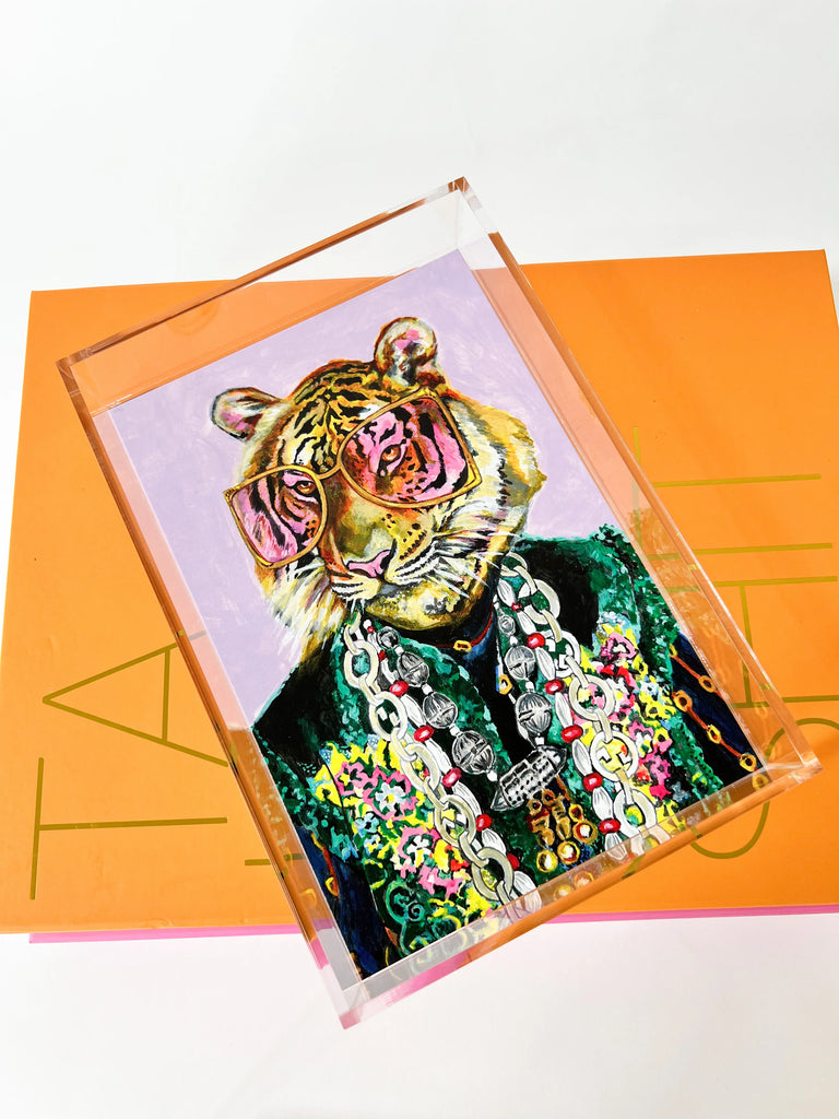 Big Cats Small Tray Accessories Peacocks & Pearls Multi  