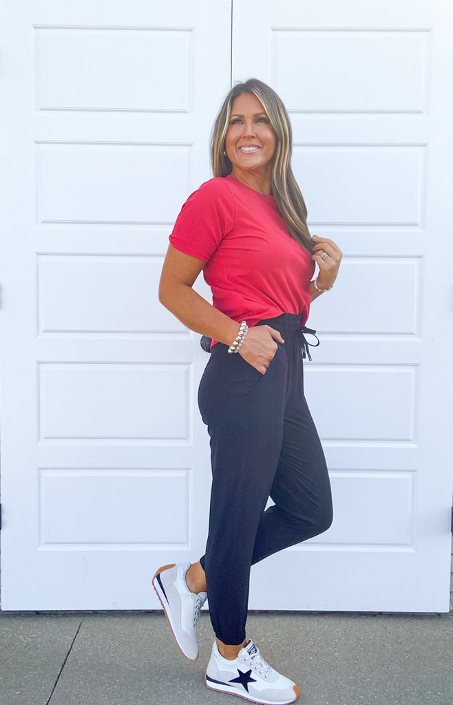 Cuffing Season Joggers Clothing Peacocks & Pearls Black S 