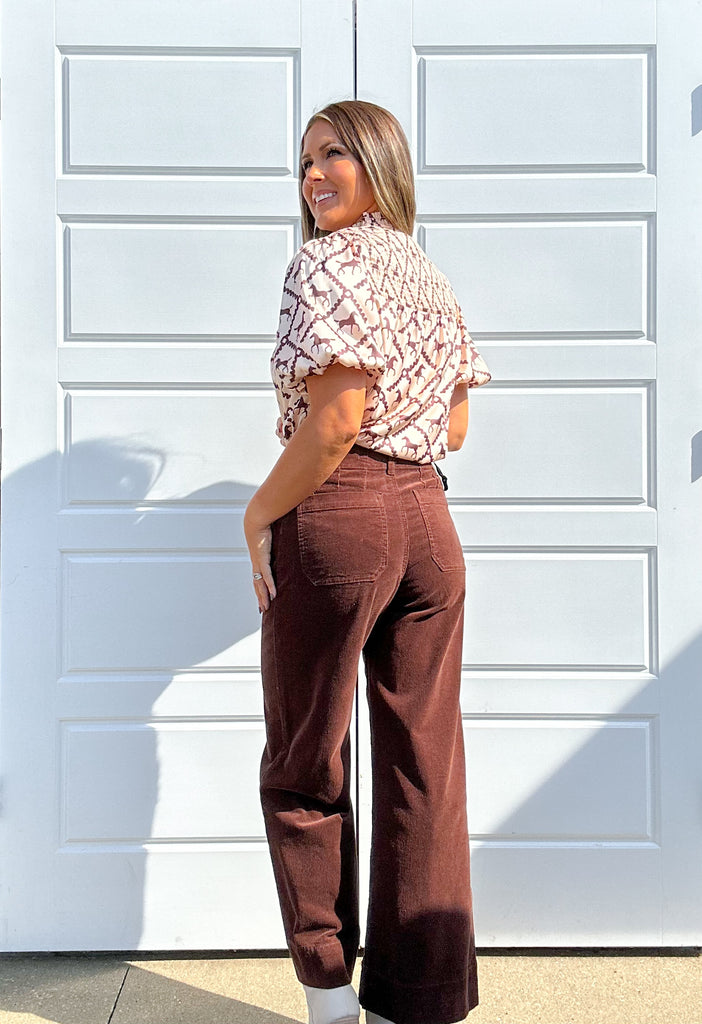 Horsin' Around Blouse Clothing Peacocks & Pearls   
