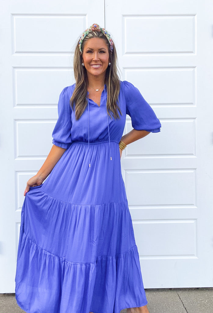 Found It All Maxi Clothing Peacocks & Pearls Royal XS 