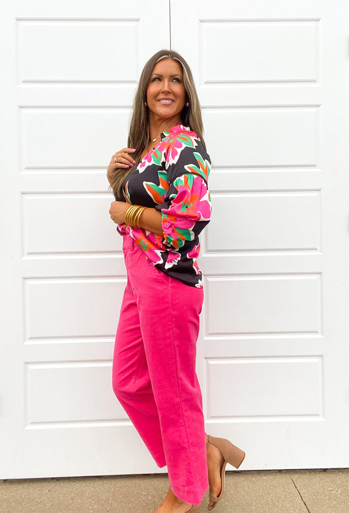 Camelli Trimmed Top Clothing Jade   