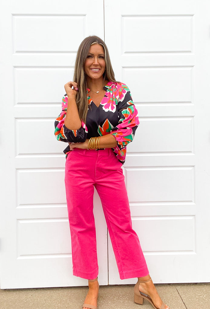Camelli Trimmed Top Clothing Jade   