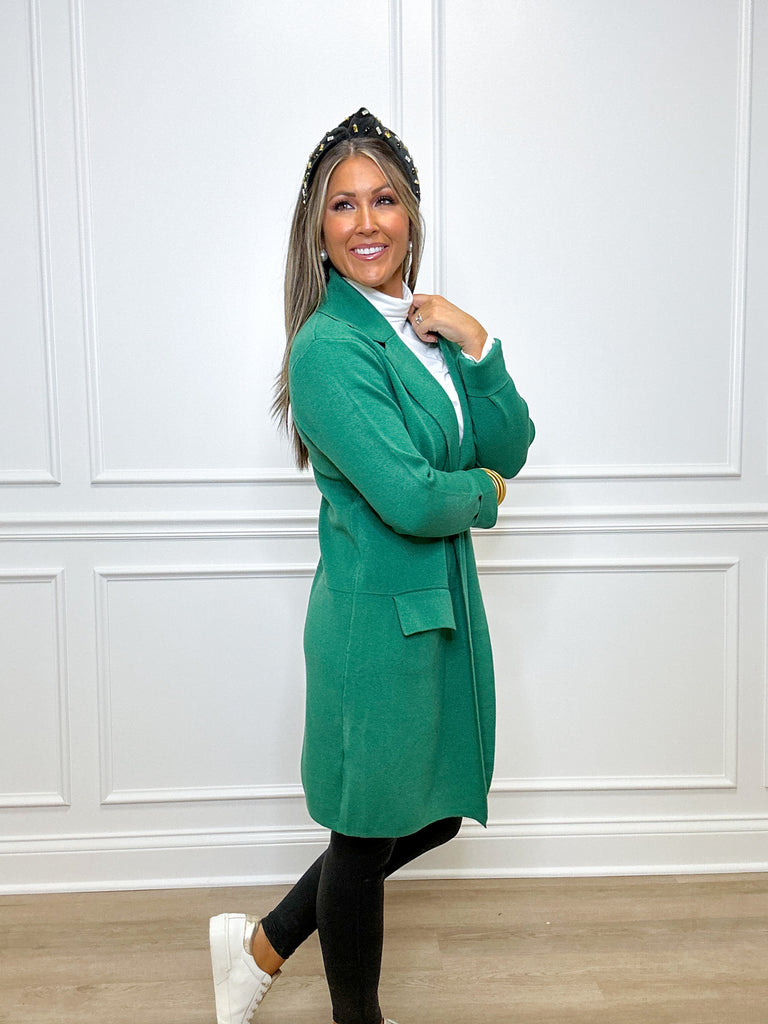 Green Graces Cardigan Clothing Peacocks & Pearls   